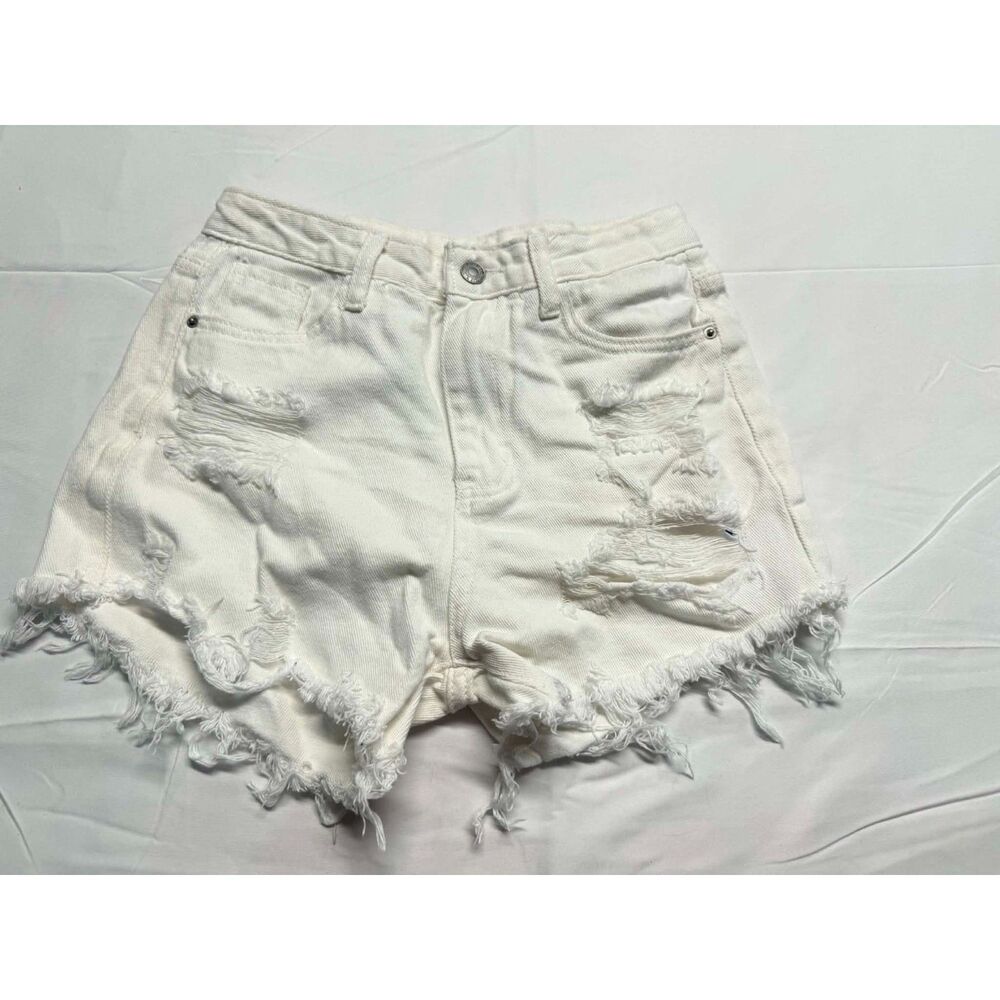 Shein White short shorts size medium